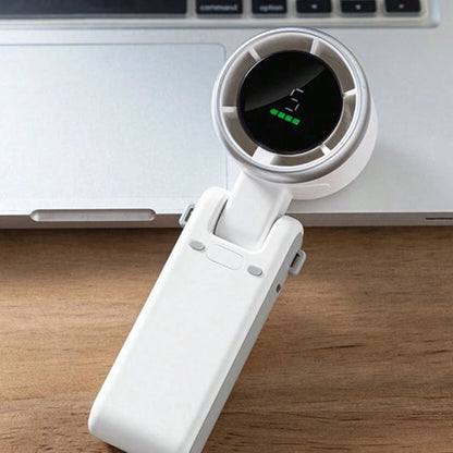 Ventilateur de Poche Intelligent – Écran LED et Design Pliable