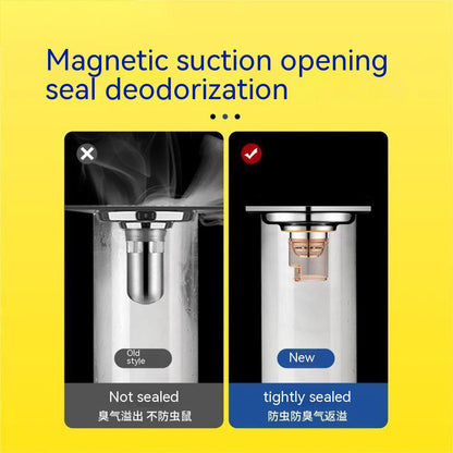 3 Filtres anti-odeurs et anti-insectes pour évacuation de sol et douche