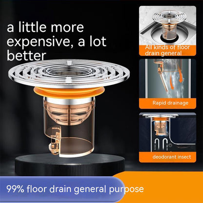 3 Filtres anti-odeurs et anti-insectes pour évacuation de sol et douche