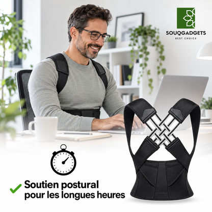 Correcteur De Posture Pour Attelle Dorsale Réglable Hommes Et Femmes