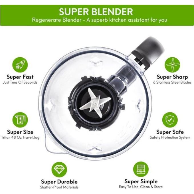 Blender - E.GENIAL - 500 W - 1,5 Litres