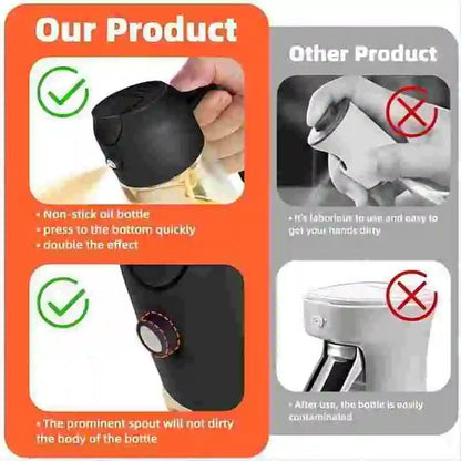 Vaporisateur d’huile 630ml De Cuisson Et De Vinaigre, Distributeur En Spray Pour Cuisine.