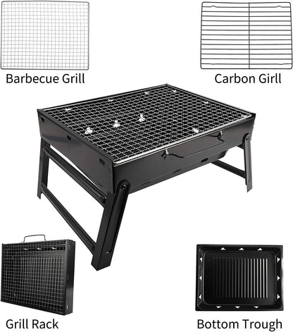 BARBECUE CHARBON PORTABLE PLIABLE