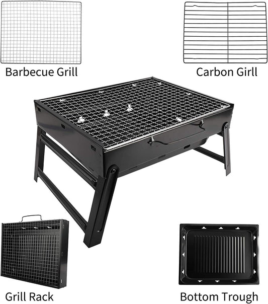 BARBECUE CHARBON PORTABLE PLIABLE