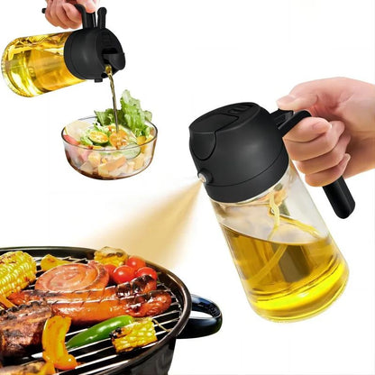 Vaporisateur d’huile 630ml De Cuisson Et De Vinaigre, Distributeur En Spray Pour Cuisine.