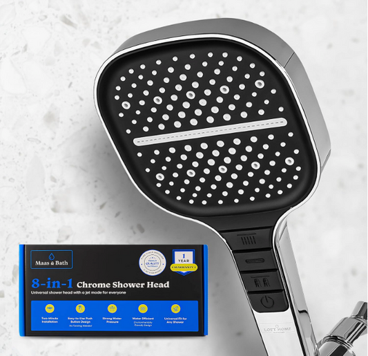 Pommeau de douche 8-en-1