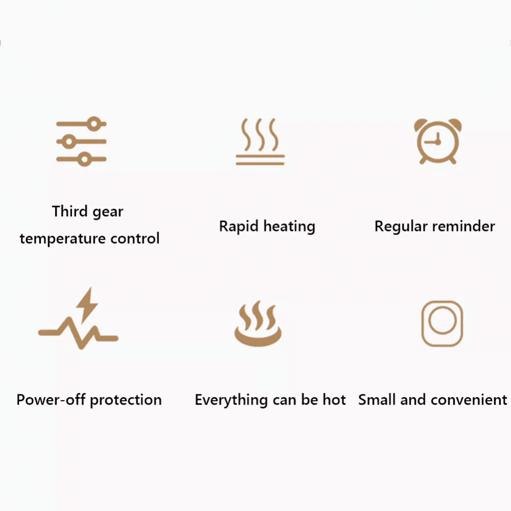 Chauffe-tasse à café 3 Niveaux de Température