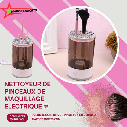 Nettoyeur De Pinceaux De Maquillage Electrique