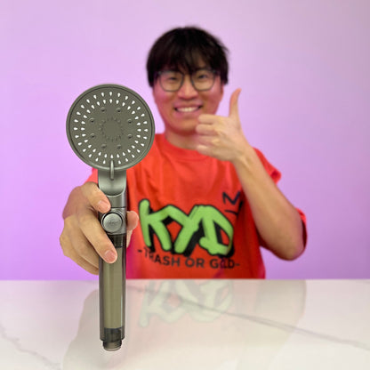 Pommeau de douche filtrant haute pression à 5 modes