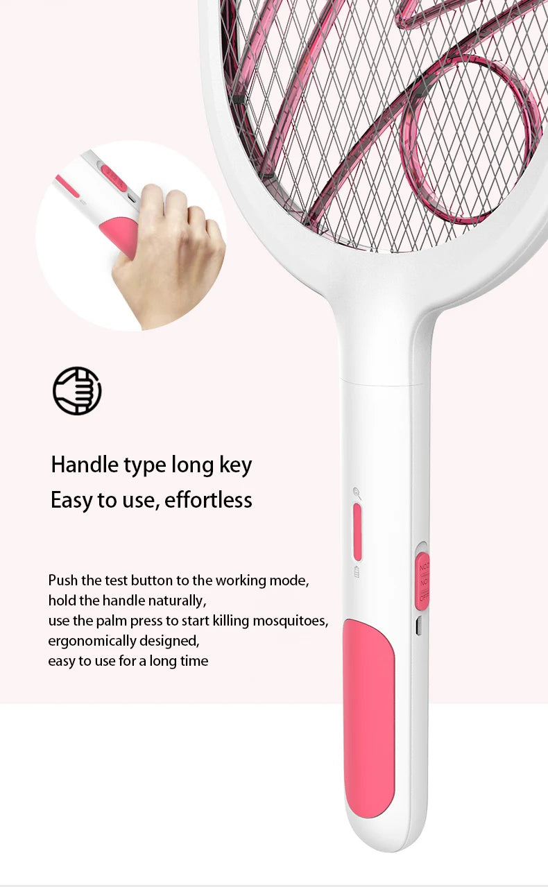 Raquette Anti-moustiques Rechargeable