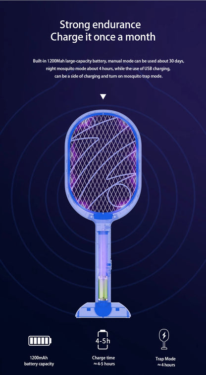 Raquette Anti-moustiques Rechargeable