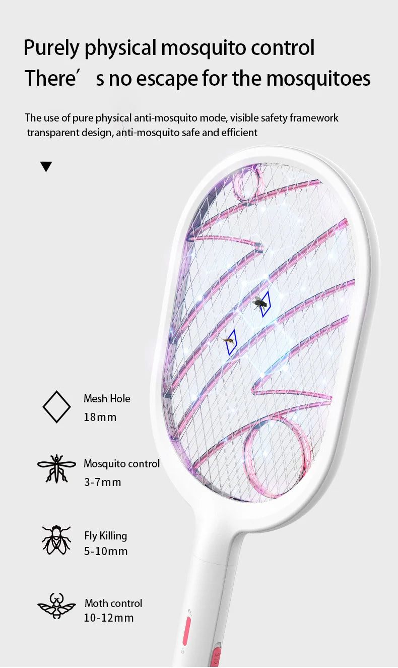 Raquette Anti-moustiques Rechargeable