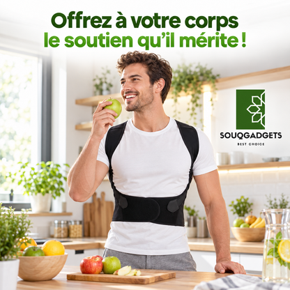 Correcteur De Posture Pour Attelle Dorsale Réglable Hommes Et Femmes
