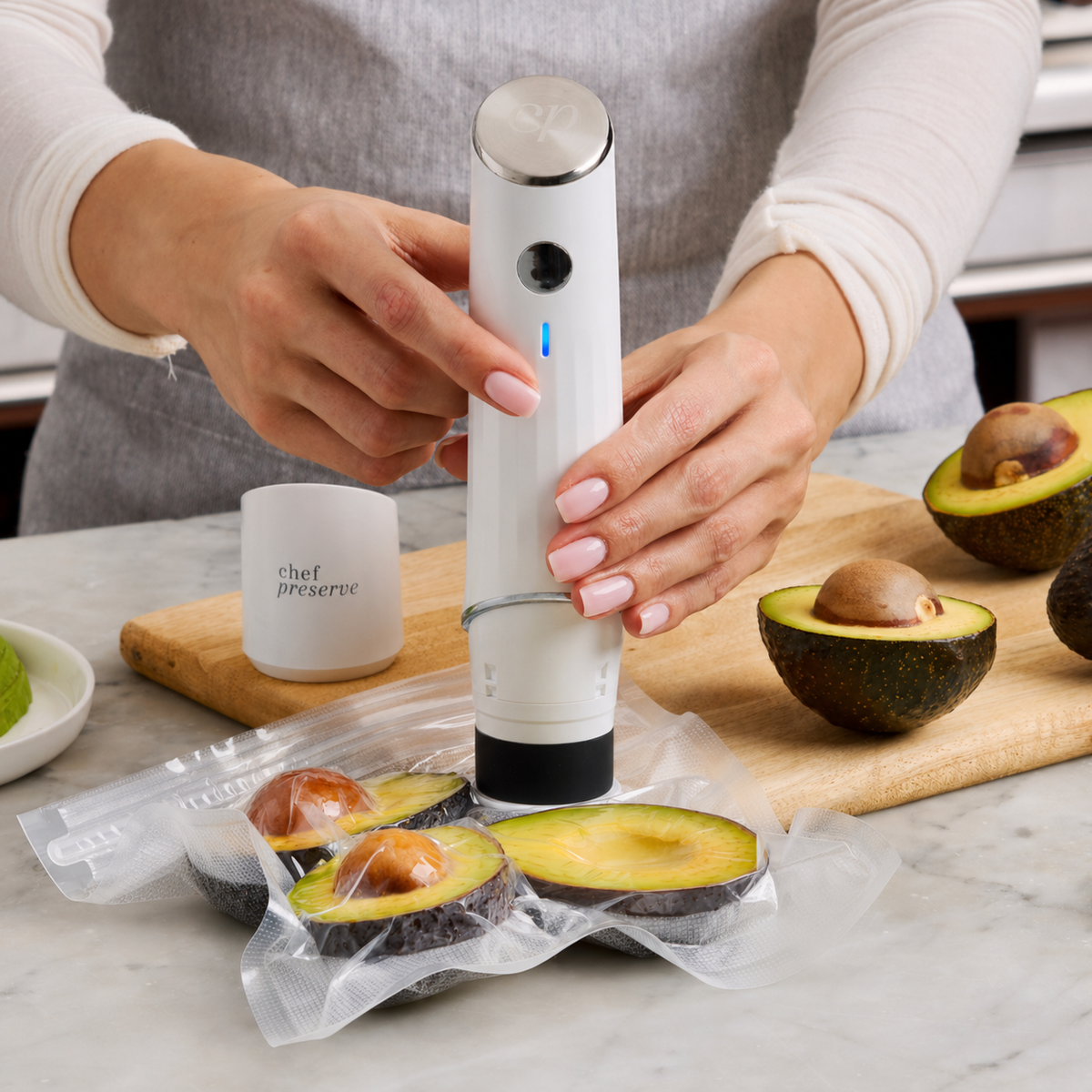 Machine sous vide compacte + 20 sacs