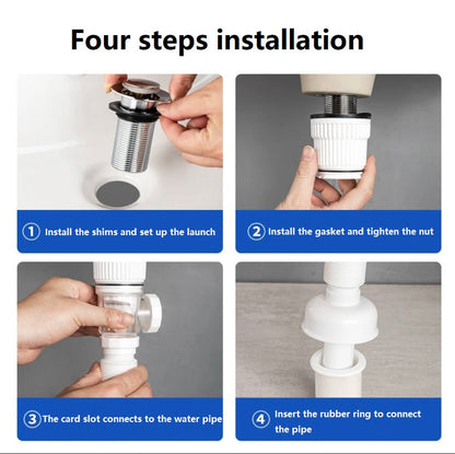 Tuyau de drainage de lavabo