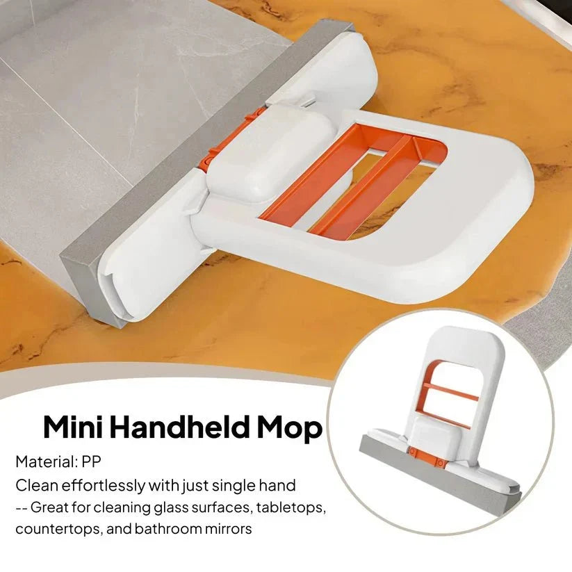 2x Mini serpillière portable mains libres pour un nettoyage facile
