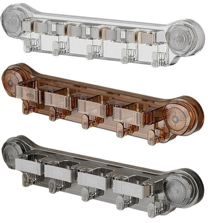 Porte-balai mural à ventouse