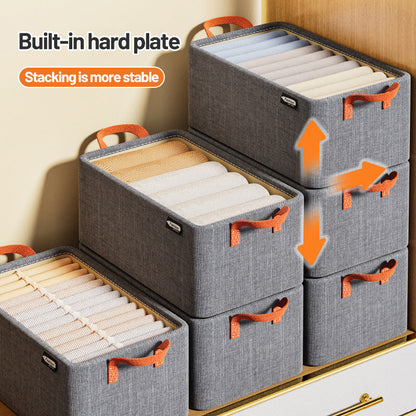 Pack 2 Boîtes de rangement pour vêtements multifonctionnel lavable