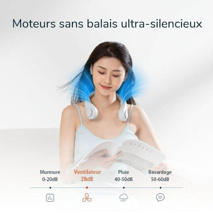 Ventilateur de cou Rechargeable USB